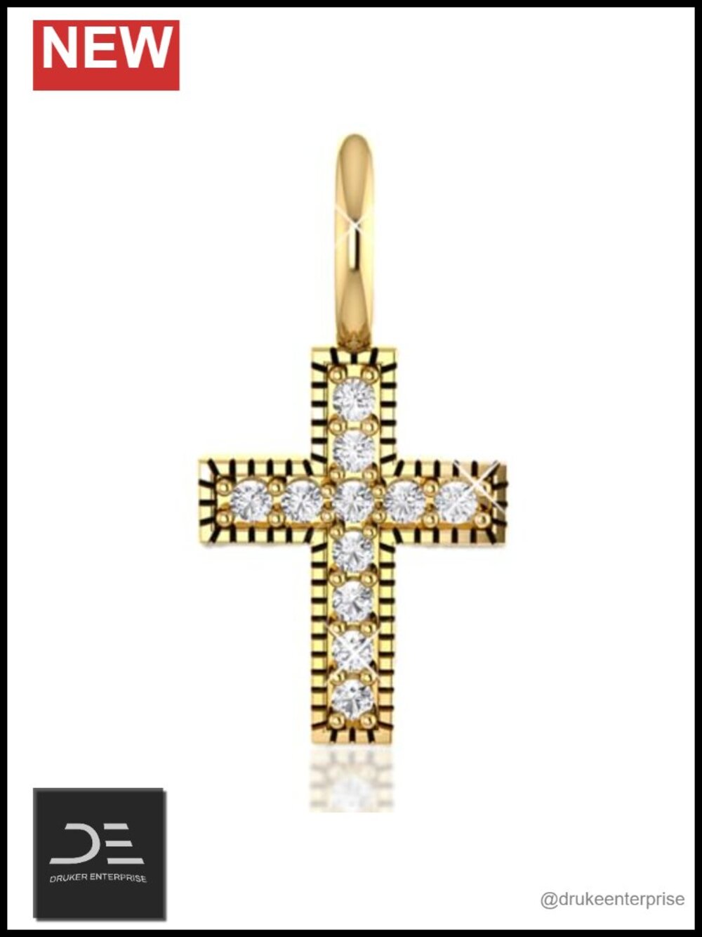 14k Solid Gold Mini Charm Pendant Dainty Necklace Jewelry Gift